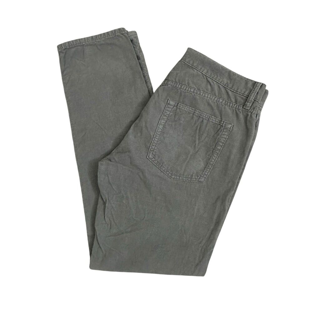 Outerknown Gray 100% Organic Cotton Corduroy Mens Pants Size 33 X 31 Straight